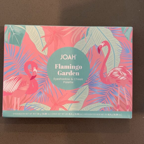 JOAH Beauty Flamingo Garden Cheek and Eyeshadow Palette - Picture 1 of 5